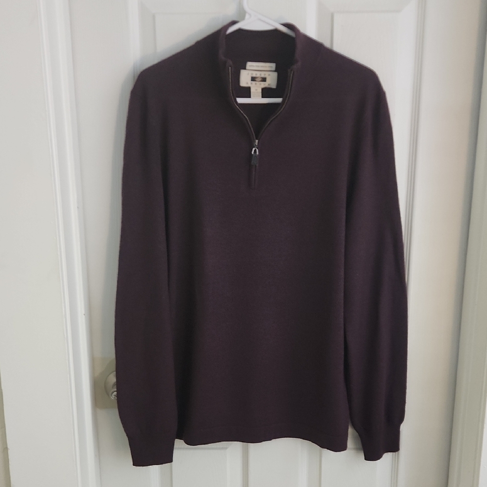 Joseph Abboud 100% Extra Fine Merino Wool Sweater - Picture 4 of 9